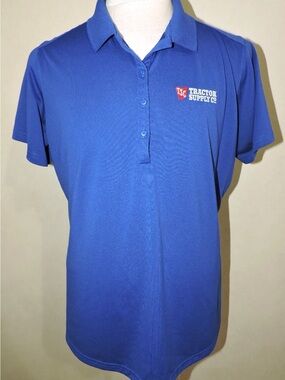 CornerStone Shirt Size XXL Blue Polo Ladies Employee Uniform Tractor Supply